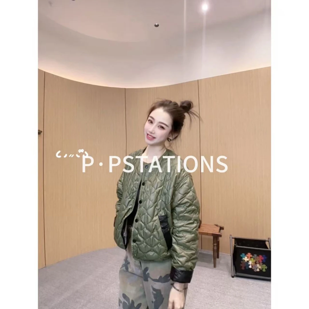PP 2025 | 星河琴韵 琥珀流光风牛皮棉服两面时尚双面皮衣