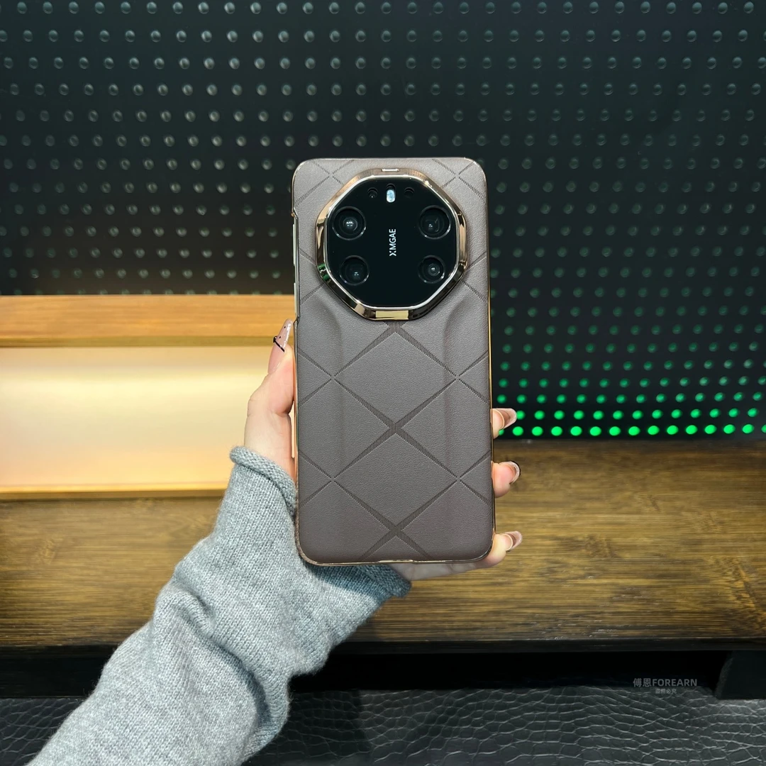 适用于华为mate80promax手机壳mate80rs非凡大师素皮保护套mate80