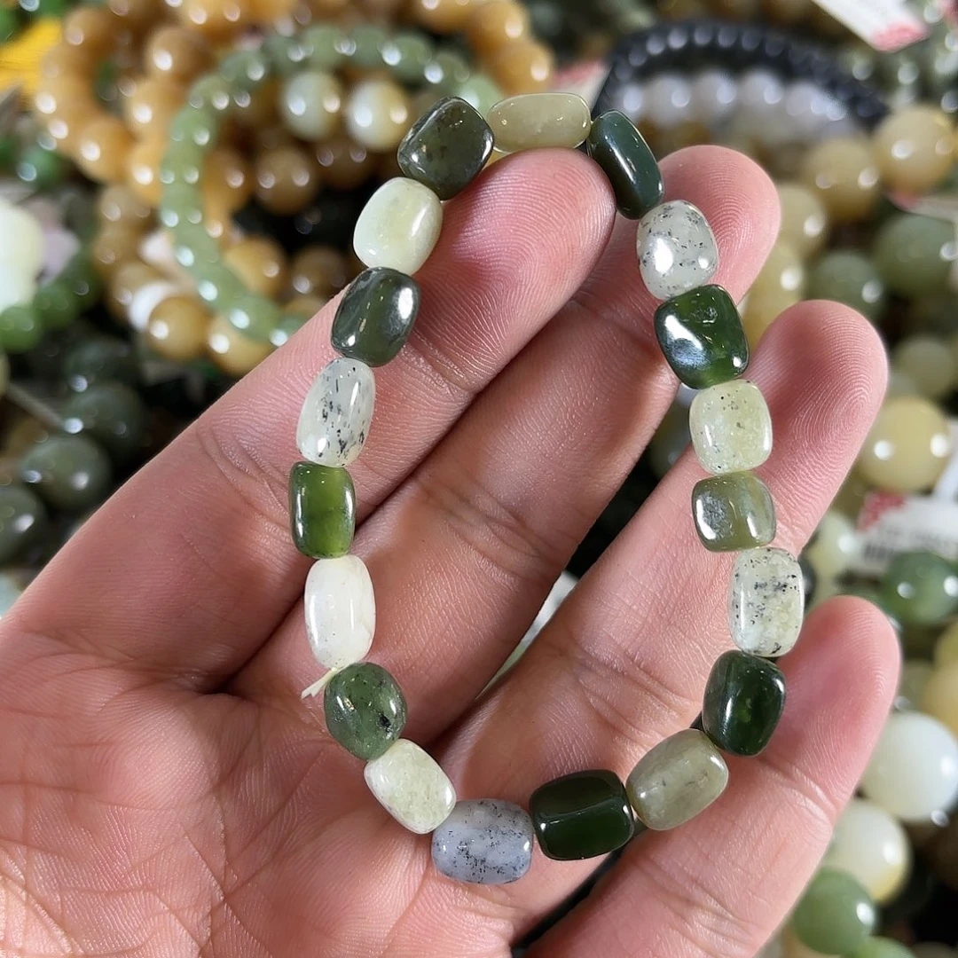 和田玉手链未镶嵌W4