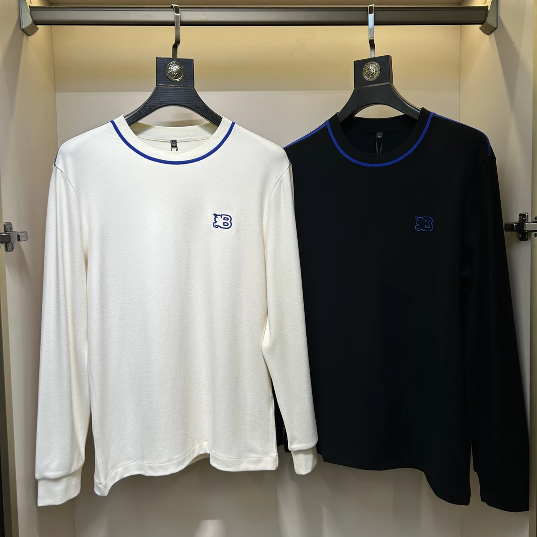 5675时尚潮款男士休闲秋季百搭圆领长袖T恤