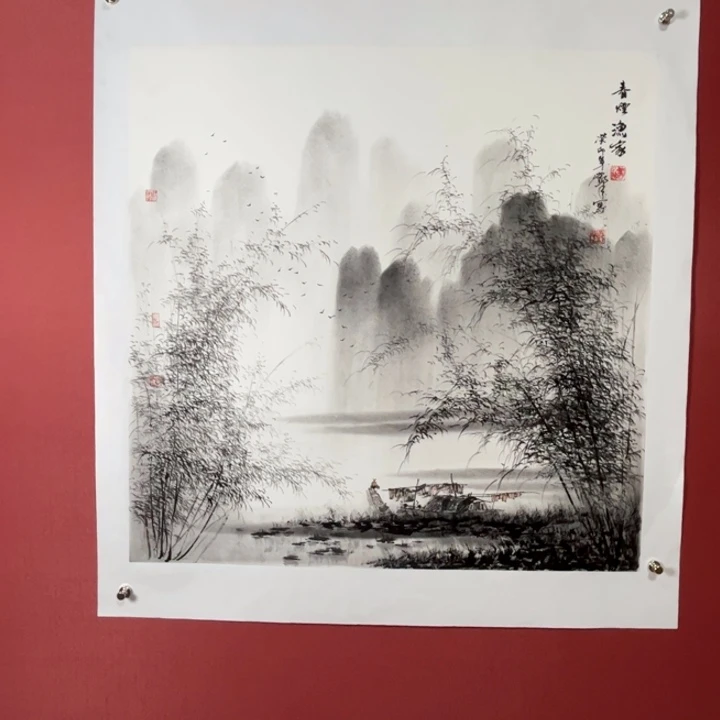 无***计国画精品手绘作品