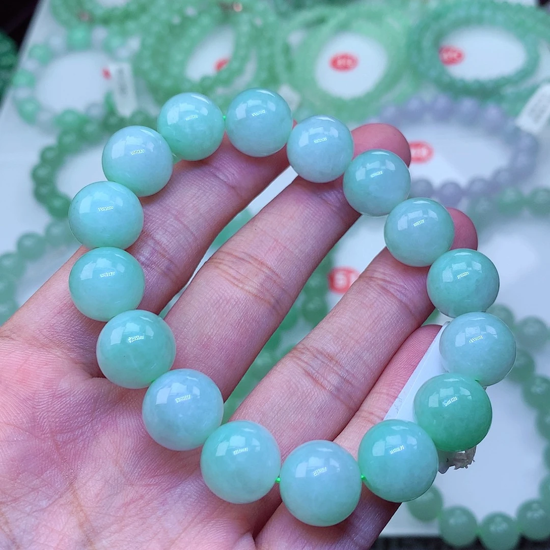 翡翠未镶嵌毛衣链