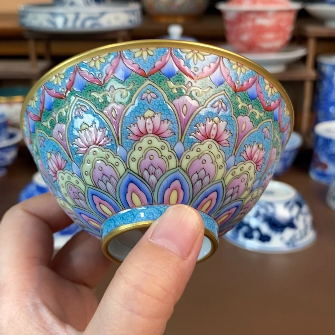 杯景德镇陶瓷手工手绘