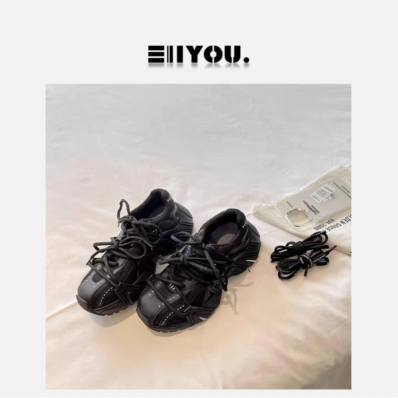 【ENYOU定制】黑色四季老爹鞋