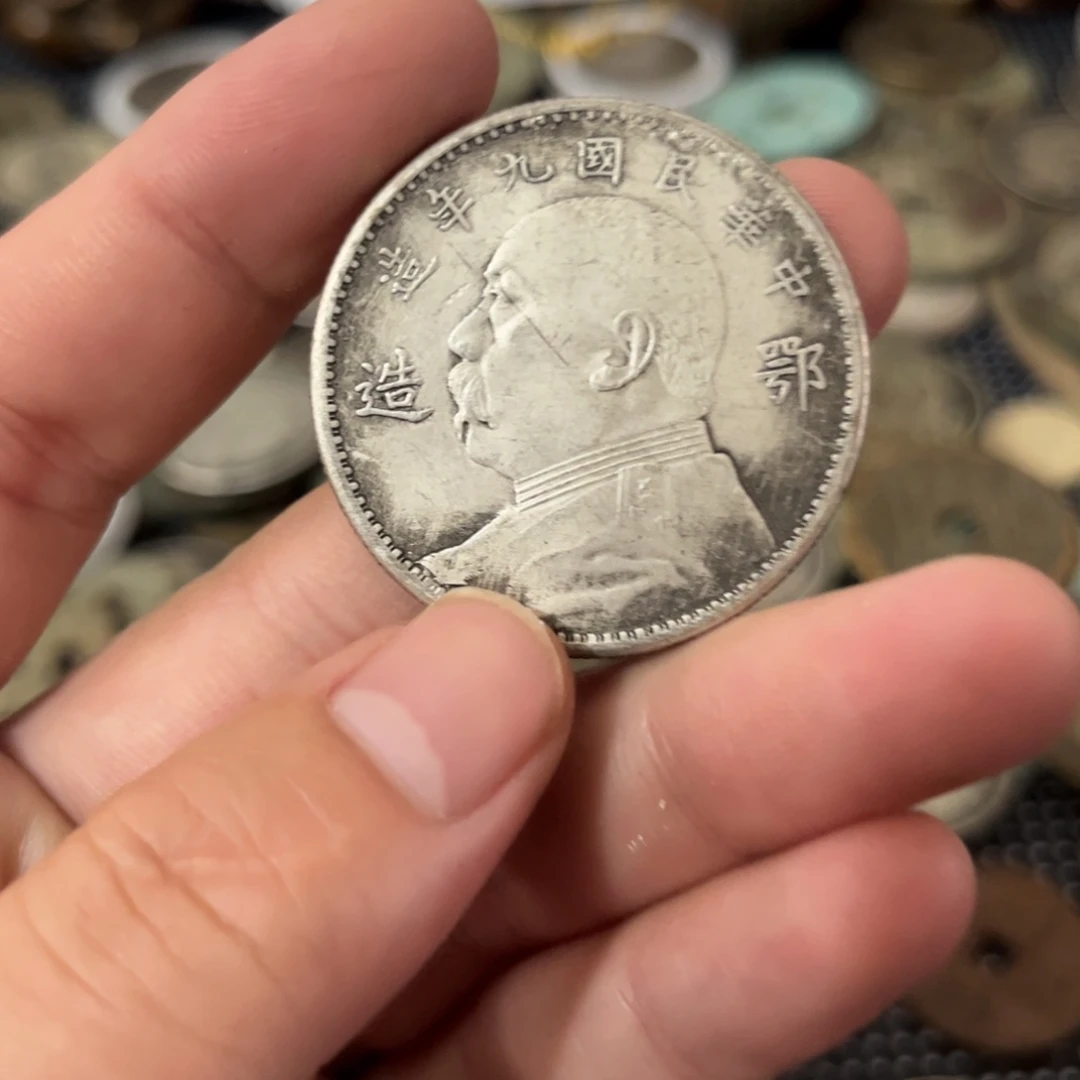 复古 精美龙洋可吹响可翻面工艺品摆件