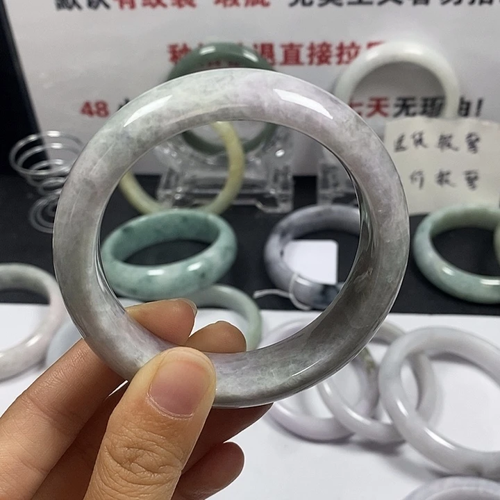 未镶嵌手镯翡翠36。58.7圈