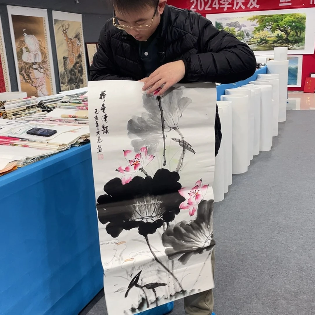 国画今天早上作品展示