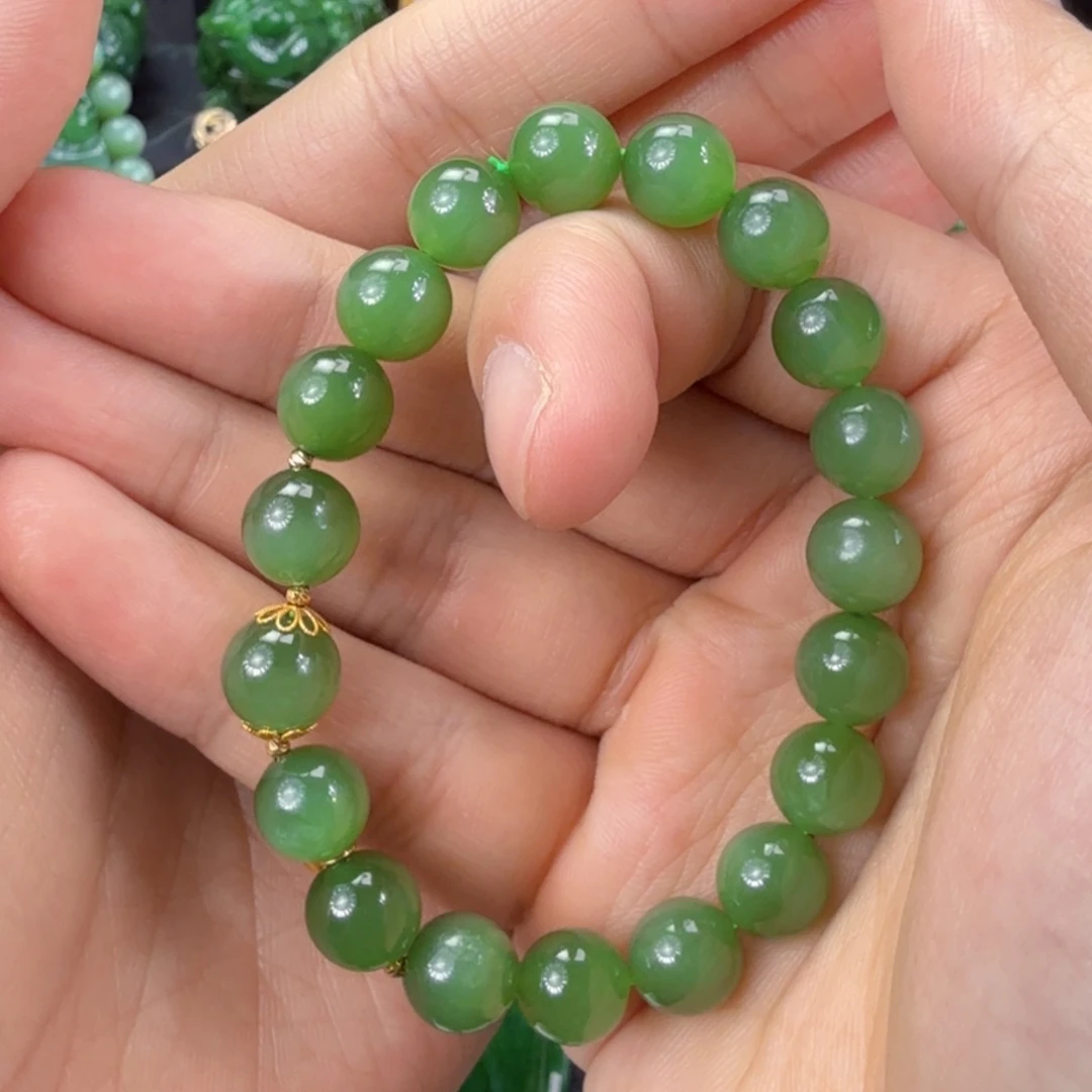 和田玉（碧玉）手串未镶嵌
