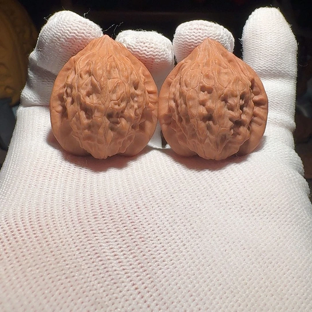 吊坠文玩核桃七步沟公子帽32 30 36.2