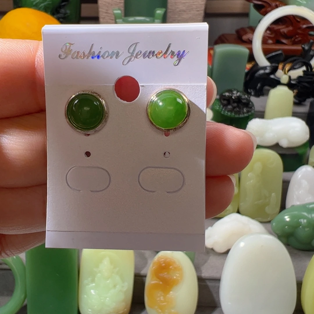 和田玉银S925镶嵌颈饰