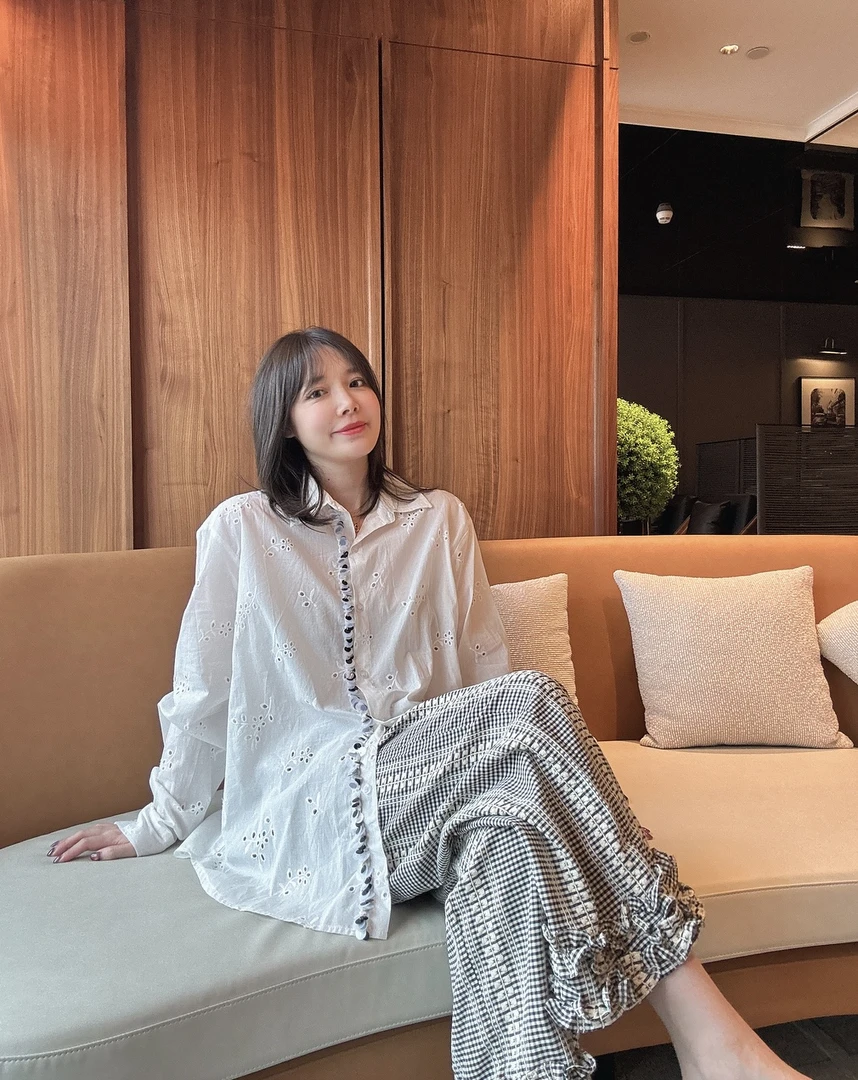 BETTER JOELAY -【花边饺子】高端高级感宽松简约风休闲裤Z1226