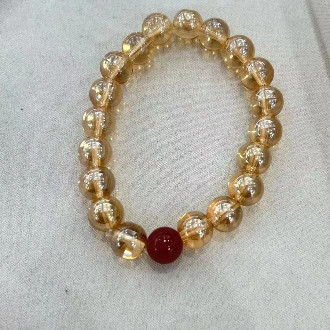 男女同款哥伦比亚香槟色手串353