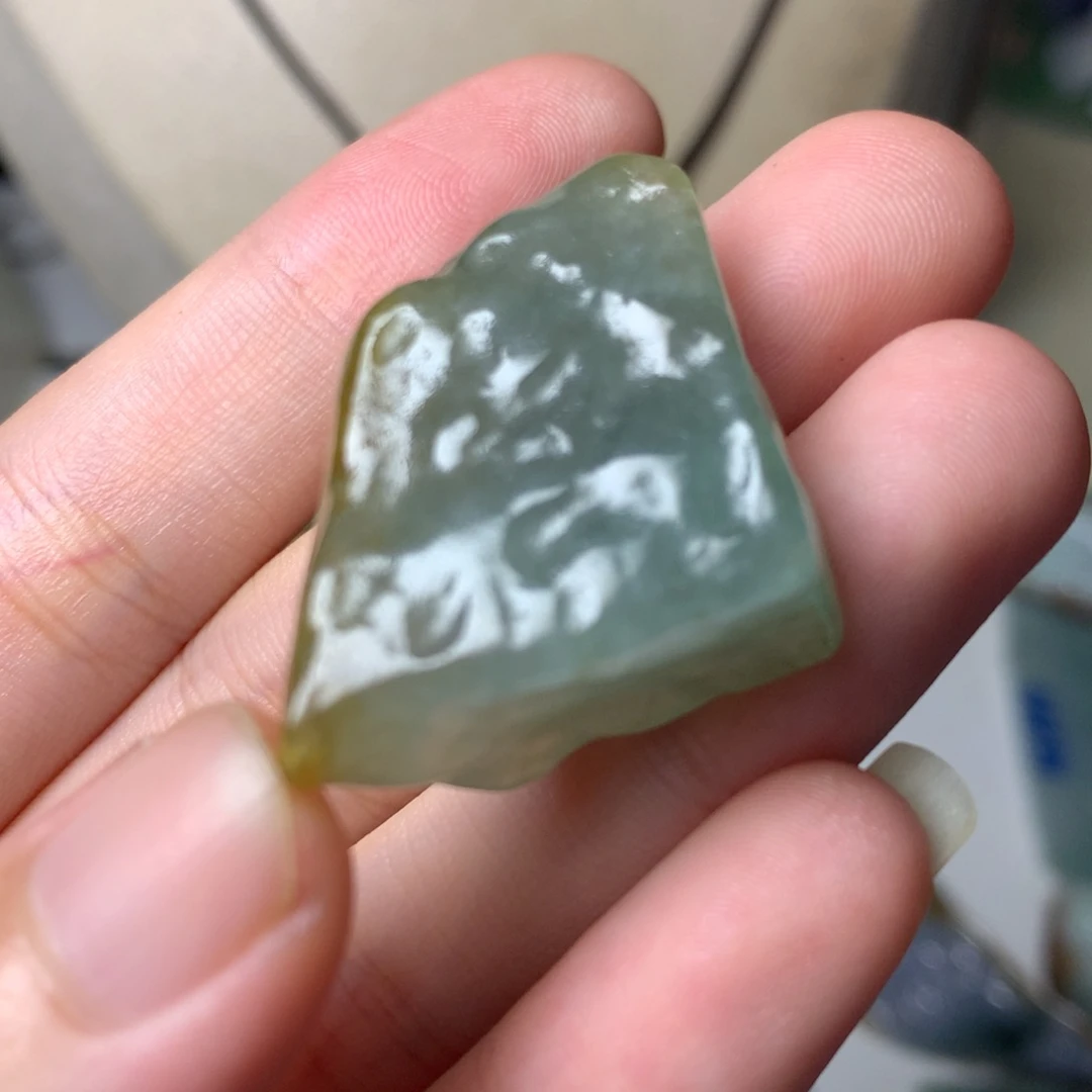 翡翠挂件未镶嵌吊坠