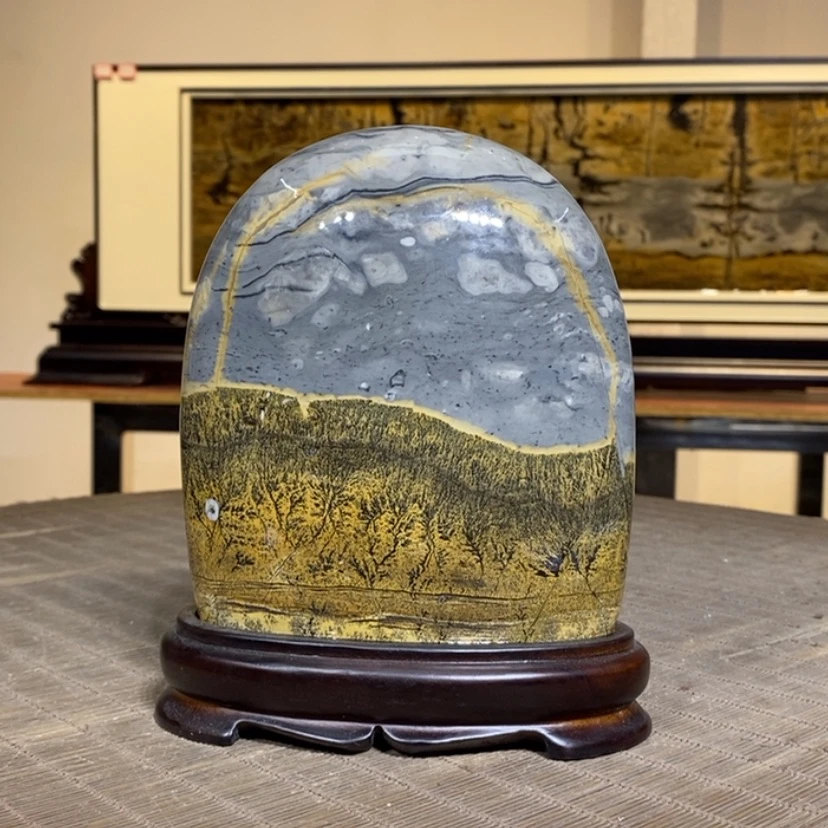 【闪购商品】广西国画石草花石