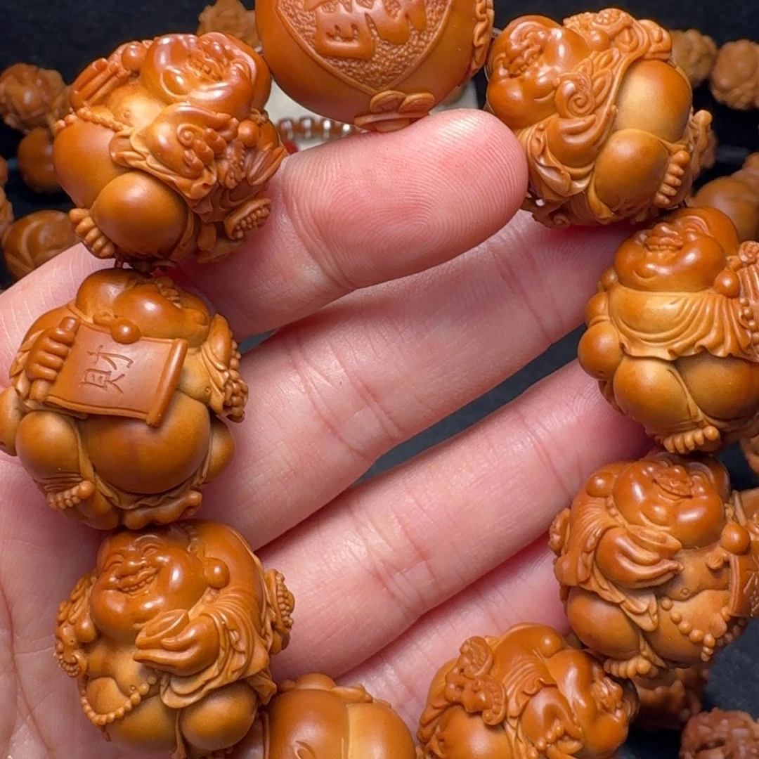 酸***手手串/手链橄榄核弥勒