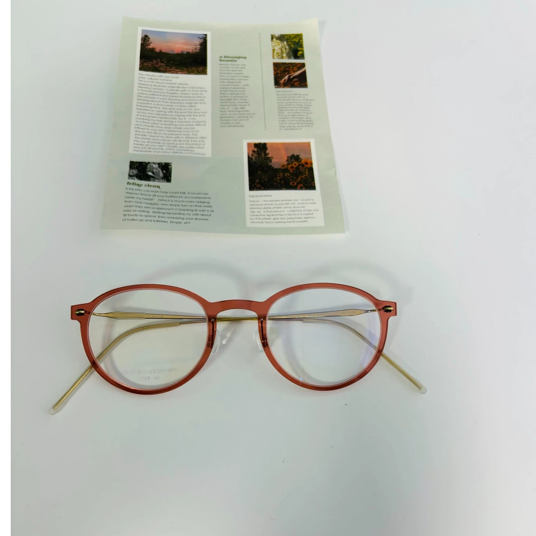 林博同款6765超轻无螺丝眼镜架