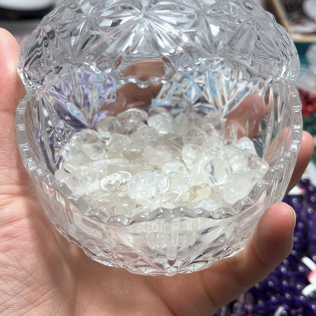 水晶手链未镶嵌消磁石➕碗