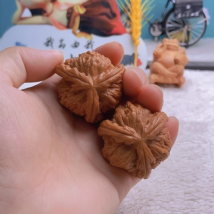 把件文玩核桃风*沙三棱