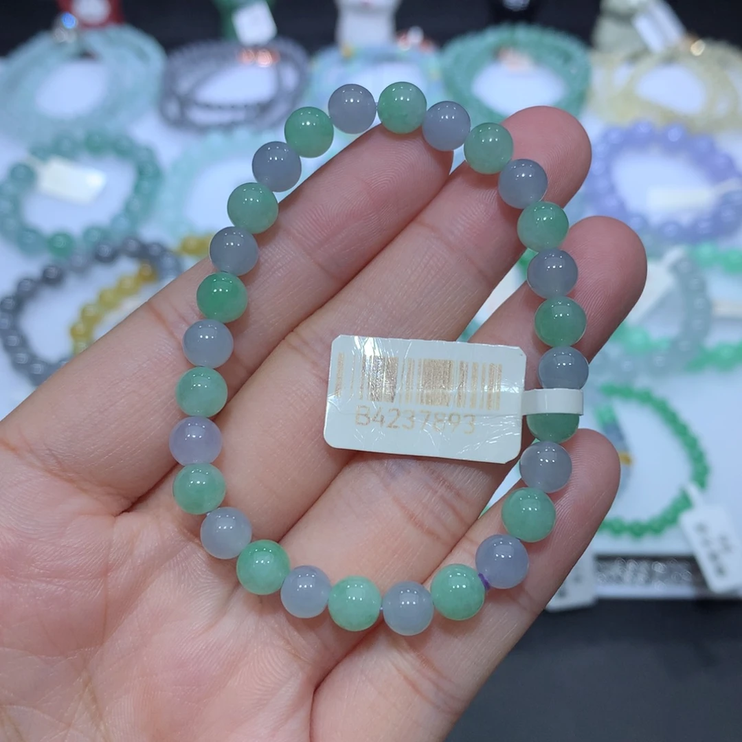 翡翠未镶嵌手串天然