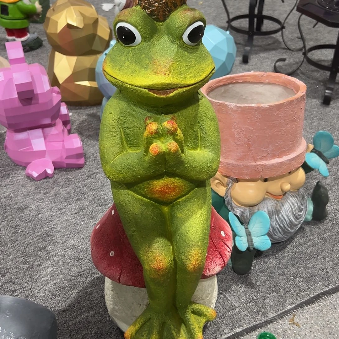 青蛙坐蘑菇一件包邮