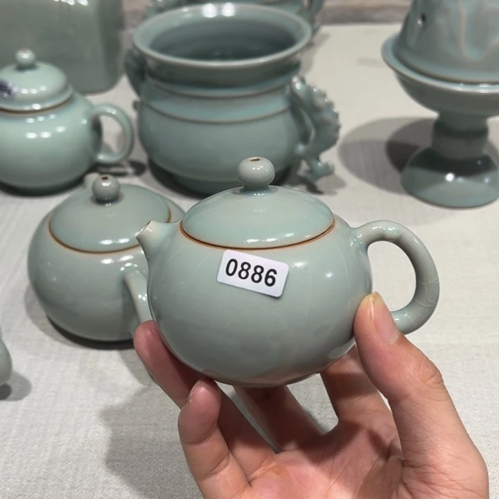 刺***客汝瓷0886 青鸾汝瓷汝州发货
