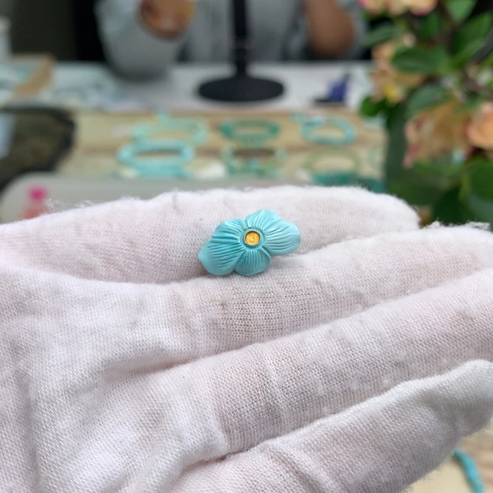 绿松石未镶嵌配饰