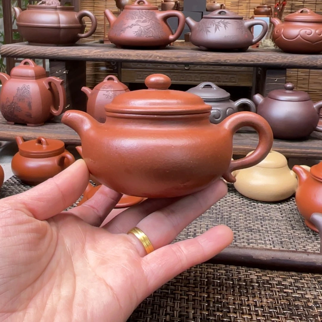 紫砂茶壶宜兴原矿紫砂手工制全150