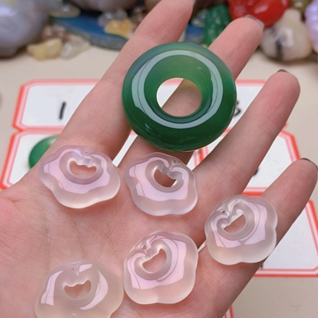 【闪购商品】未镶嵌玛瑙/玉髓珠宝半成品泽***0