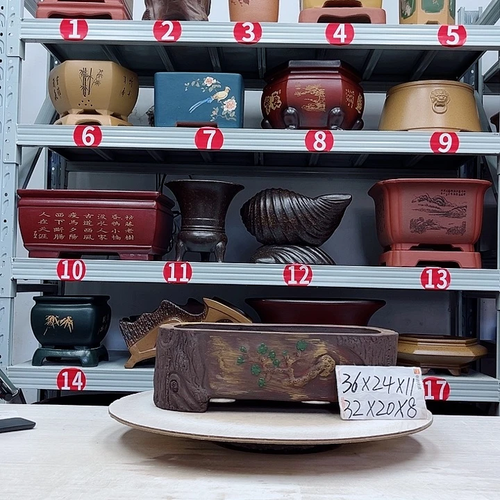 紫砂花盆紫砂花盆