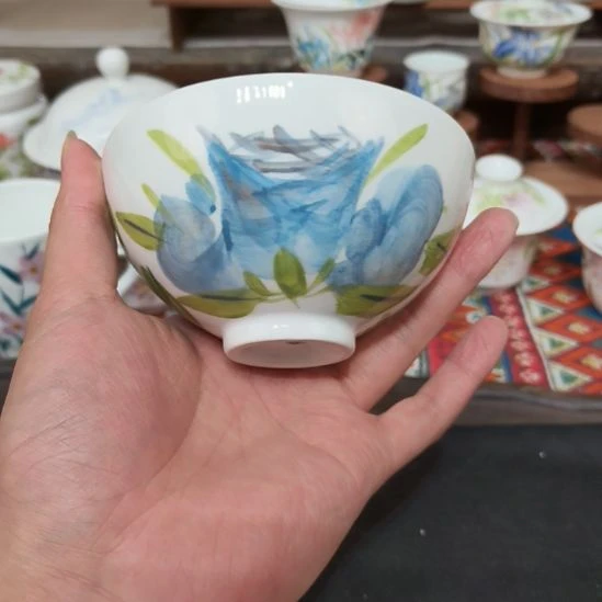 陶瓷瓷片景德镇手工手绘高温瓷器