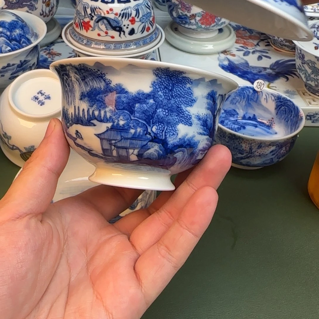 彦祖纯手工手绘茶具118
