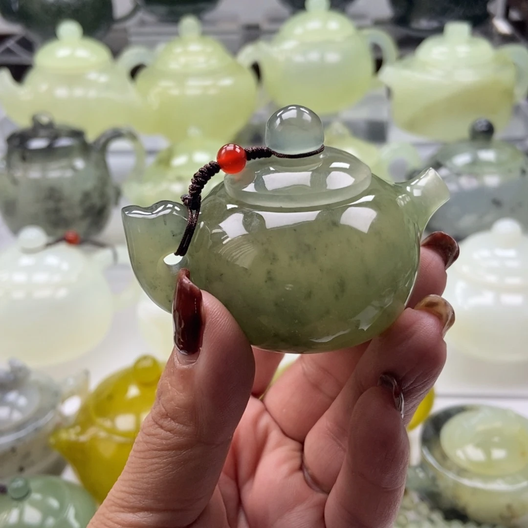 未镶嵌蛇纹石玉壶