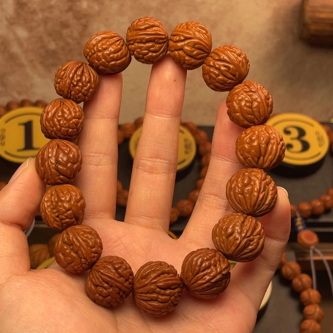 吊坠桃核荔枝龙纹18