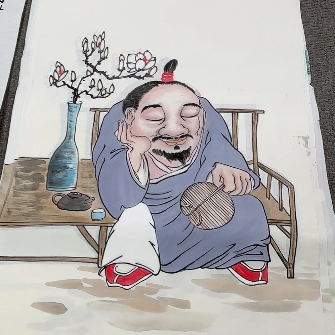 国画国画作品多次在国内外
