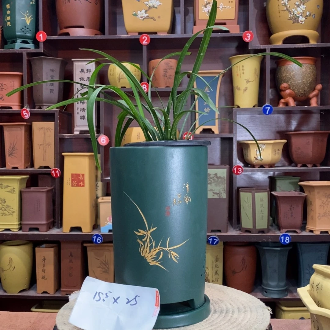 紫砂艺术紫砂花盆