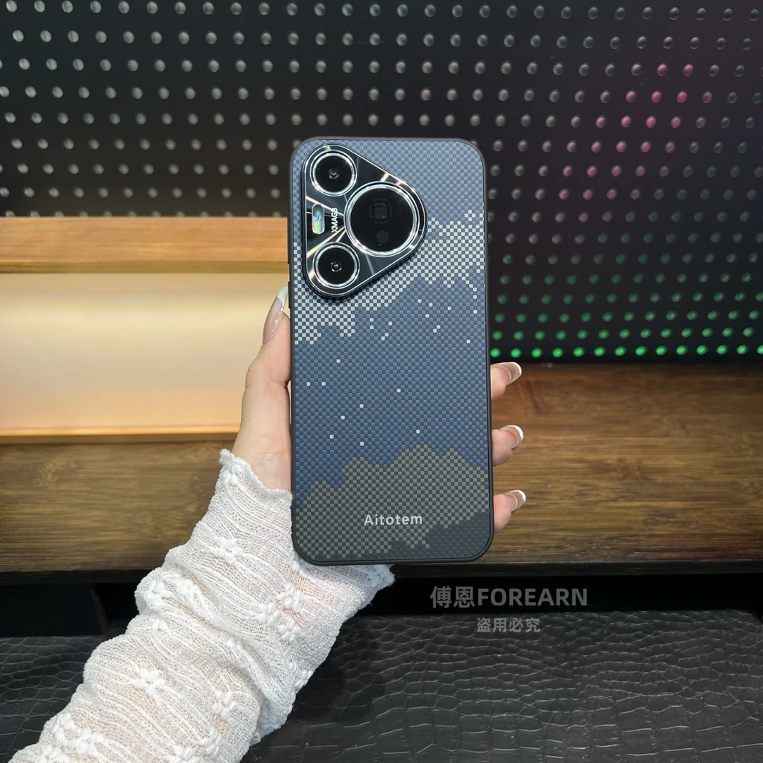 适用于华为pura70手机壳pura70pro保护套p60pro新款高档后壳防摔