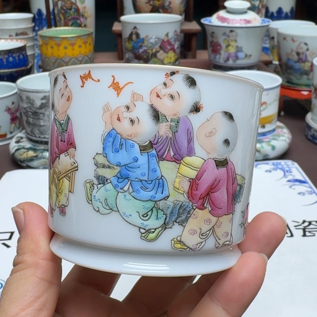 景德镇手工手绘展示