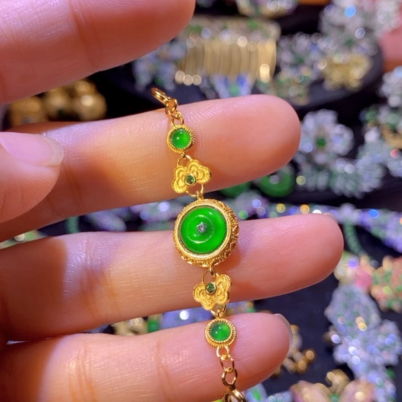 【闪购商品】翡翠挂件银S925镶嵌