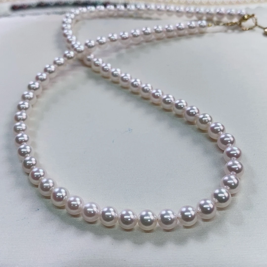 项链未镶嵌海水珍珠5-5.5