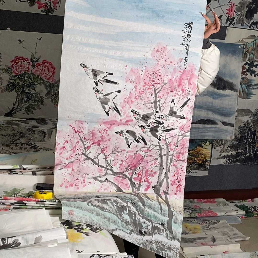 国画手写手绘国画作品98