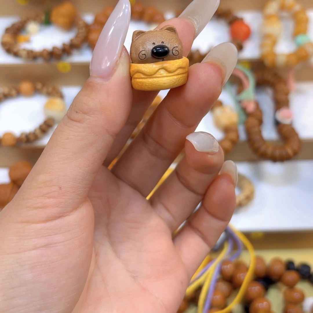 星月菩提手串汉堡熊
