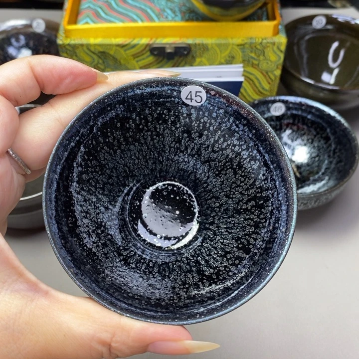 心***凉茶盏建窑建盏主人杯