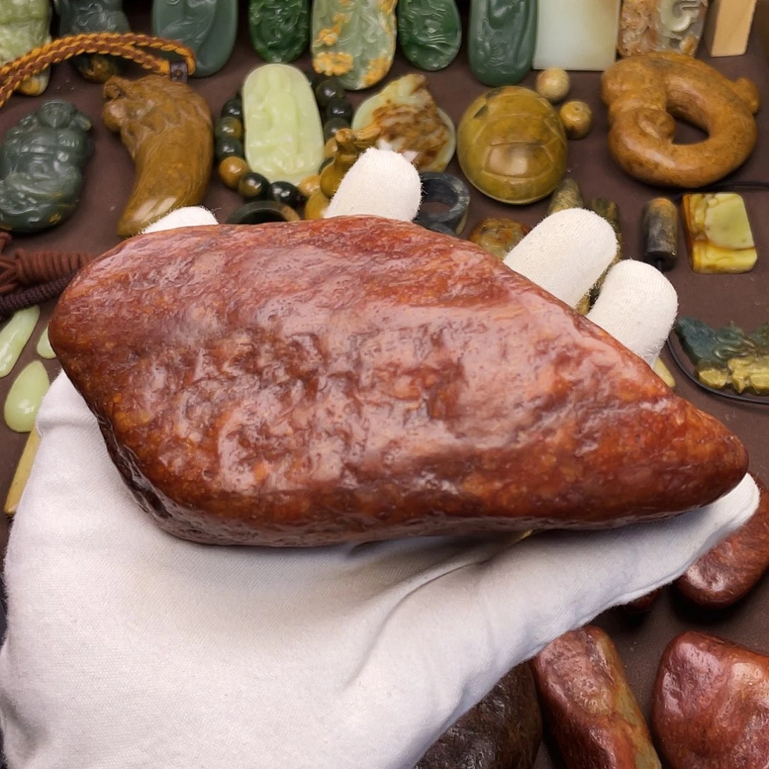 岫岩河磨玉（透闪石质玉）未镶嵌颈饰