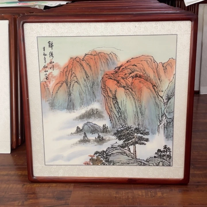 国画带框尺寸63*63厘米