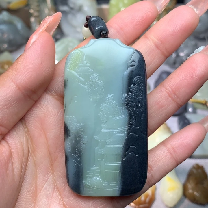 和田玉挂件未镶嵌