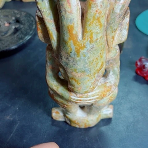 勇***前吊坠白玉菩提一个