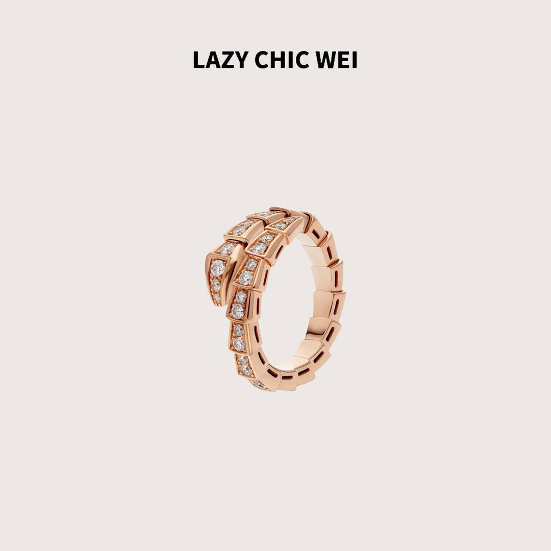 铜合金锆石戒指 WEI 25新款铜合金灵蛇戒指 WY0311