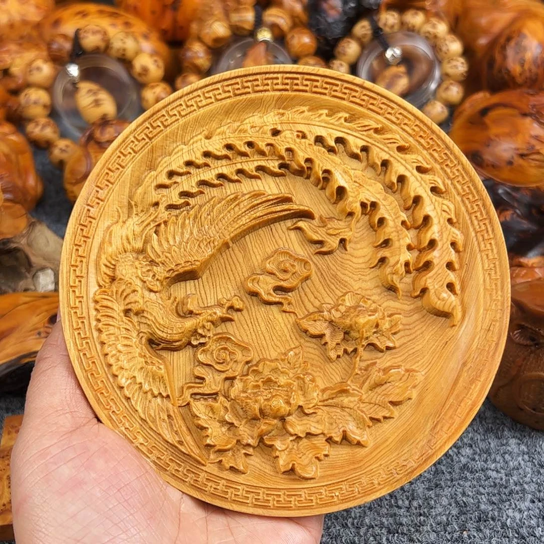 柏木太行崖柏雕刻精品