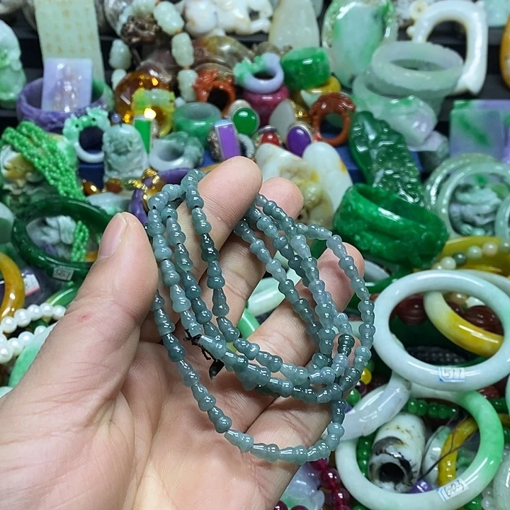 颈饰未镶嵌翡翠缅甸翡翠首饰配饰