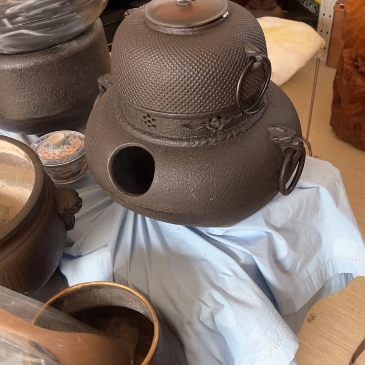 蜜安罐瓷香炉锡茶则骑***车